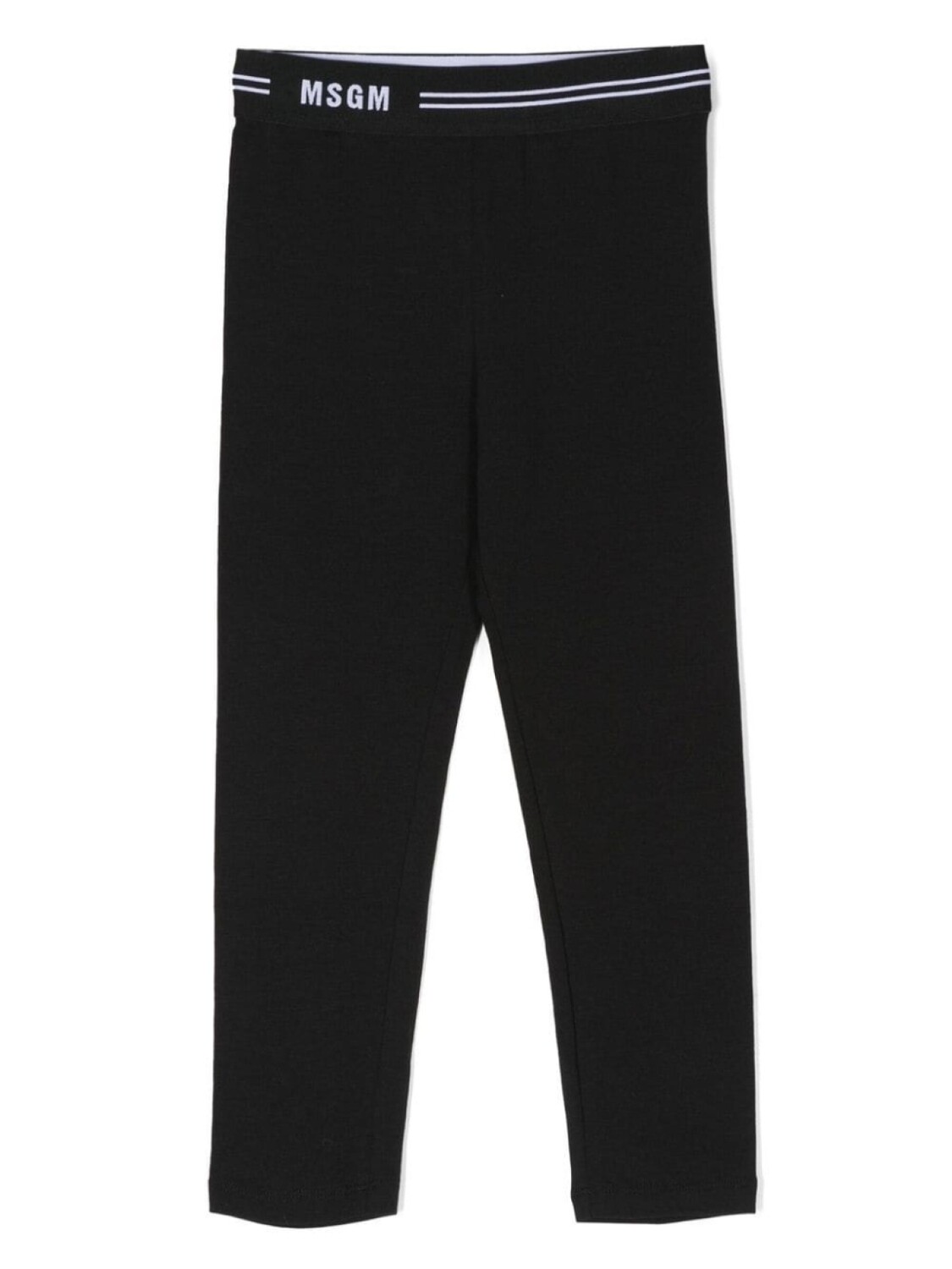 

MSGM Kids легинсы с логотипом, черный