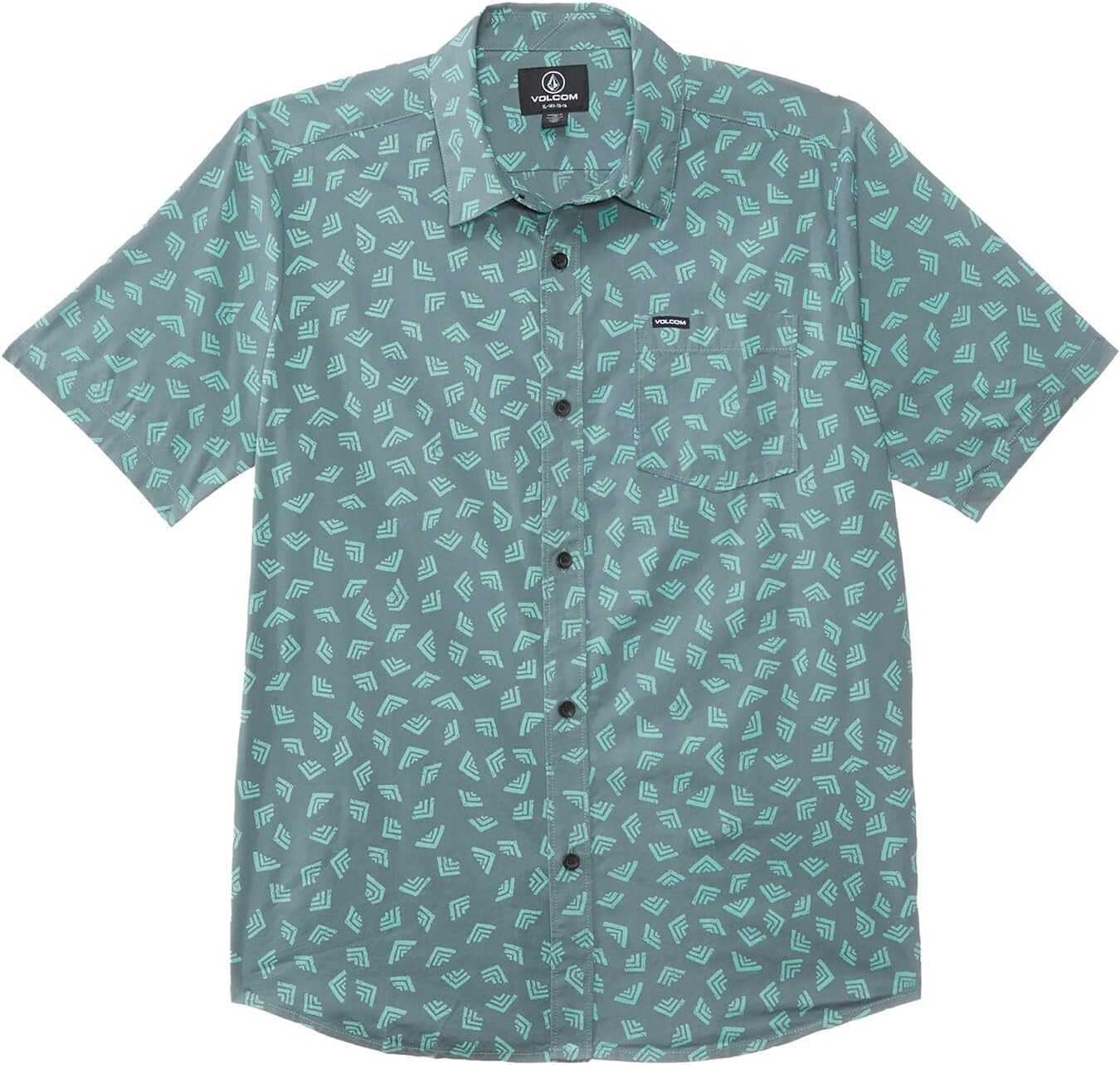 

Футболка Volcom Kids Interstone S/S Tee, цвет Service Blue