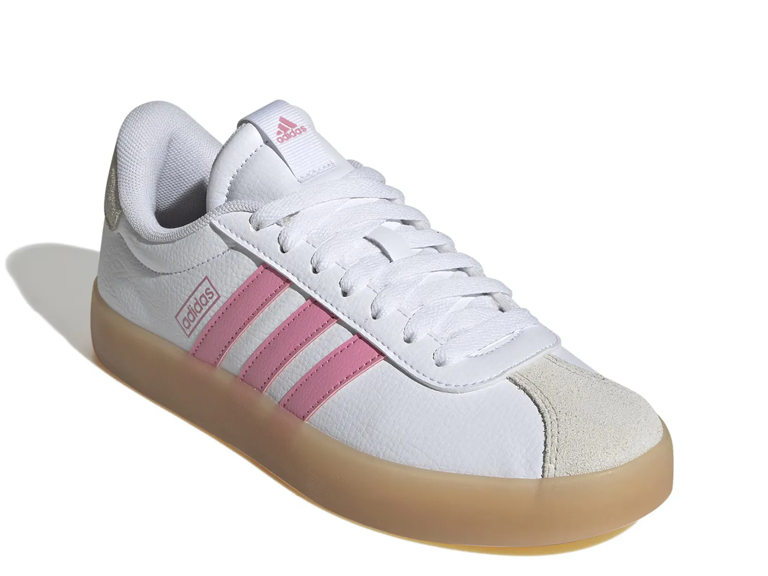 

Кроссовки VL Court 3.0 Sneaker Adidas, белый/розовый