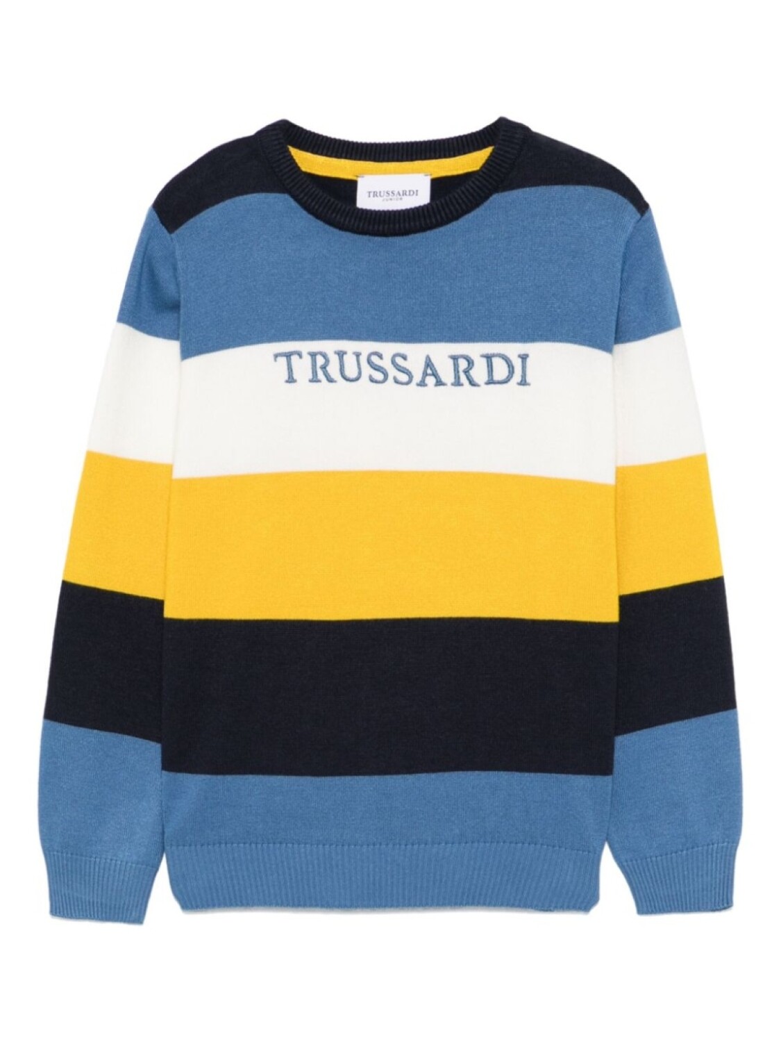 

Полосатый свитер TRUSSARDI JUNIOR, желтый
