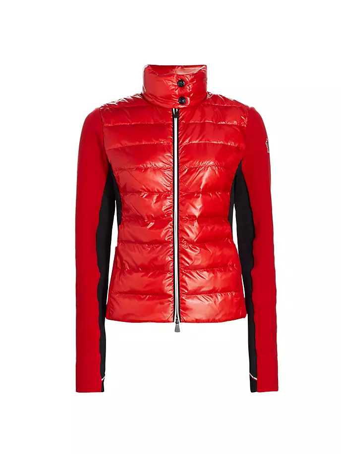 

Толстовка Performance & Style на молнии спереди вниз Moncler Grenoble, красный