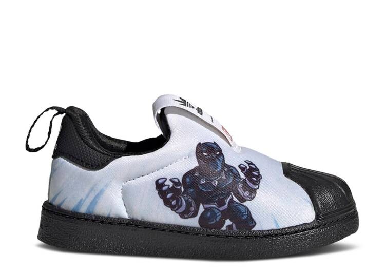 

Кроссовки Adidas MARVEL X SUPERSTAR 360 INFANT 'BLACK PANTHER', белый