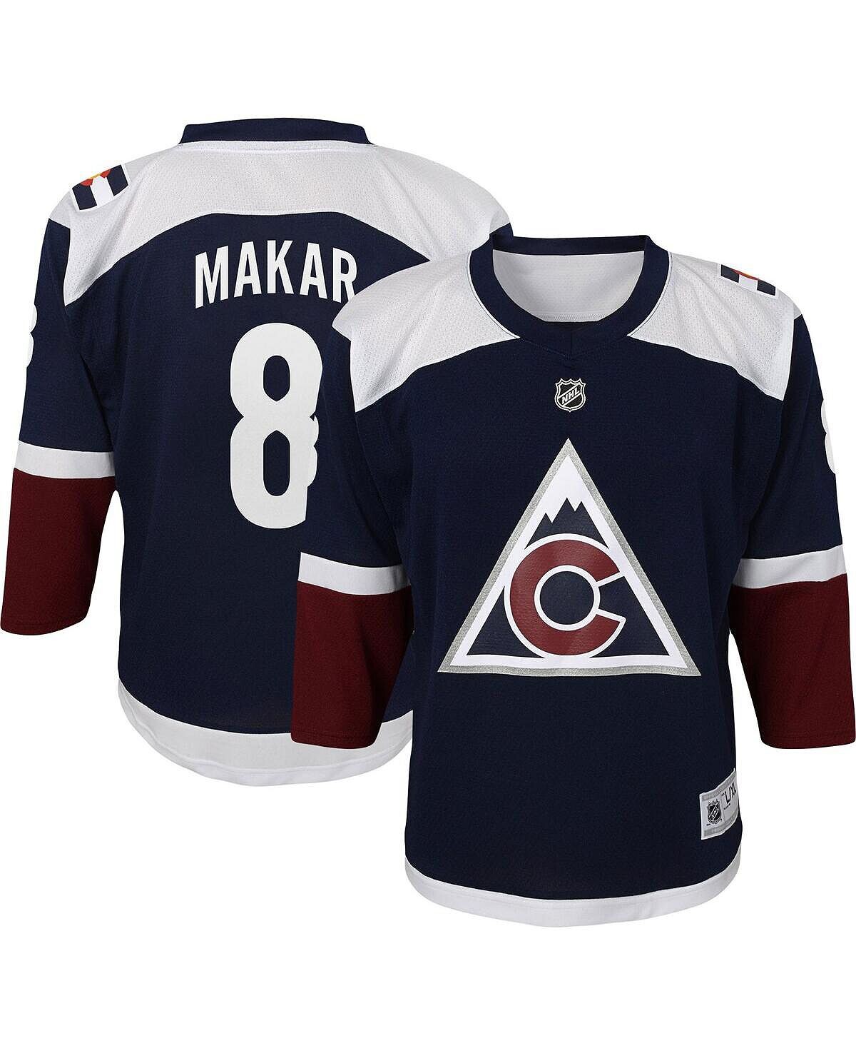 

Реплика игрока Big Boys Cale Makar Navy Colorado Avalanche Джерси Outerstuff