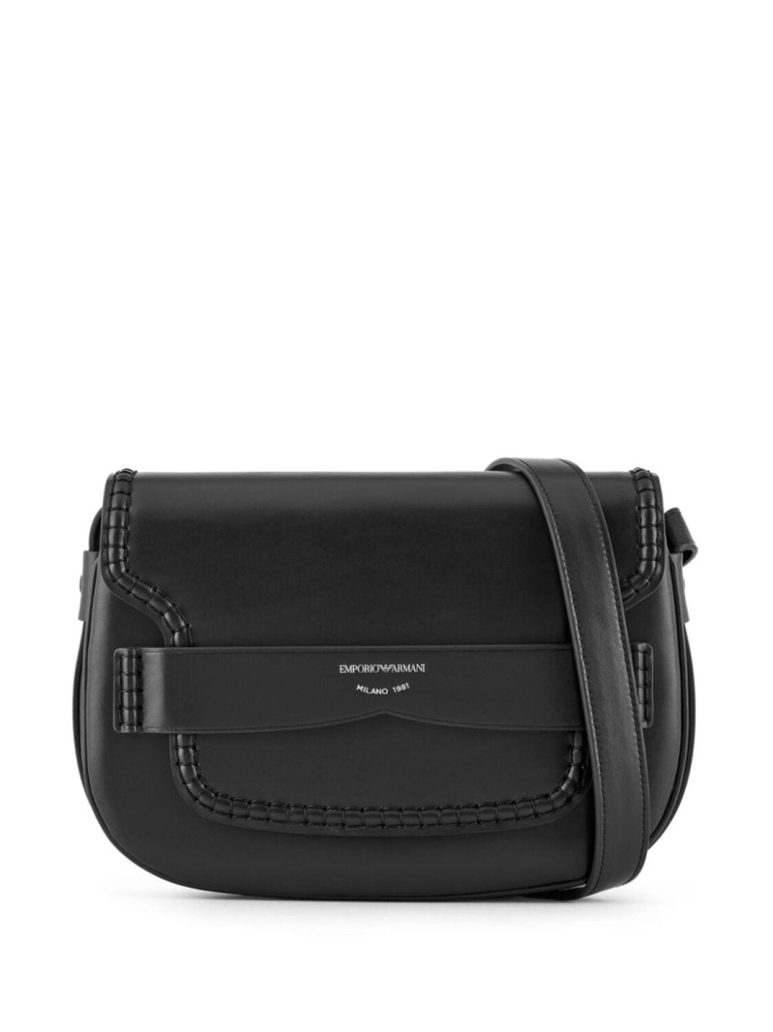 

Emporio Armani мини-сумка с тисненым логотипом, черный