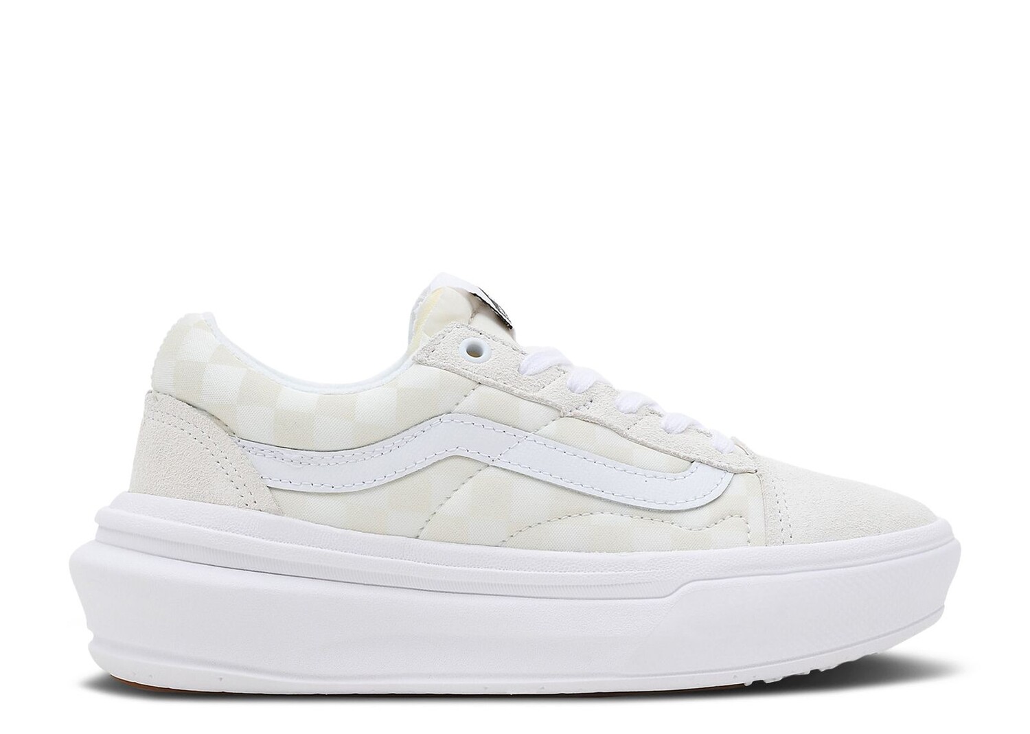 

Кроссовки Vans Old Skool Overt Comfycush 'Checkerboard - White', белый