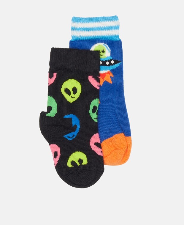

Носки, упаковка 2 шт. Happy Socks, черный
