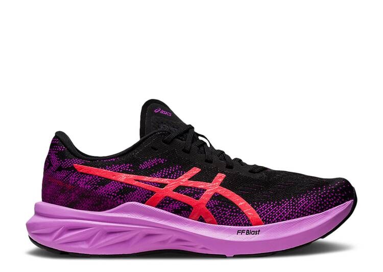 

Кроссовки ASICS WMNS DYNABLAST 3 'BLACK PURPLE RED ALERT', черный
