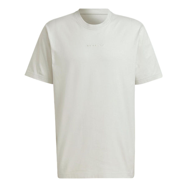 Футболка Men's adidas originals Ess Tee Solid Color Sports Round Neck Short Sleeve Gray T-Shirt, серый