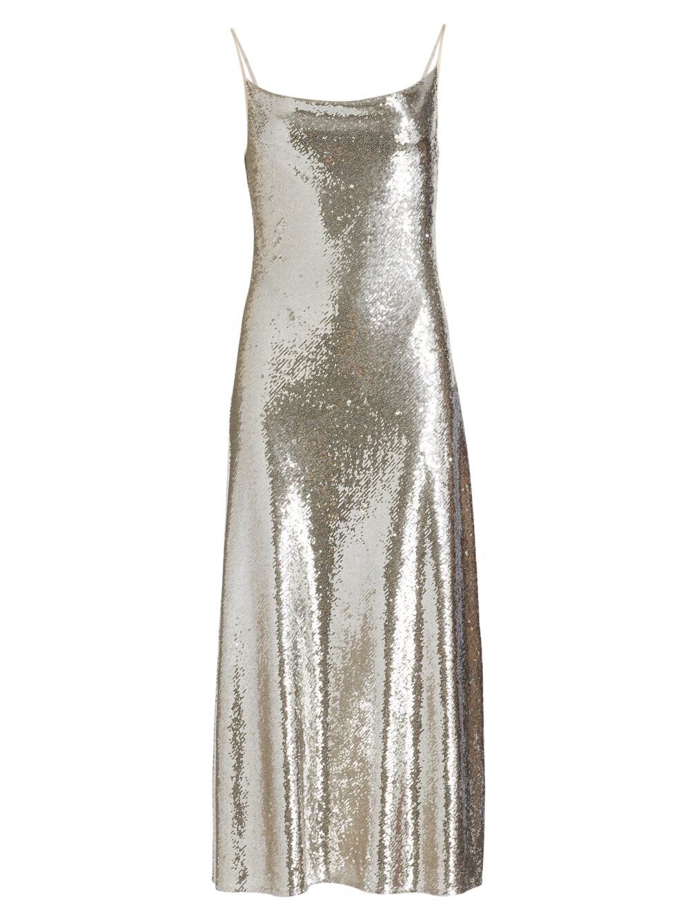 

Платье-комбинация Hadley с пайетками AllSaints, золотой