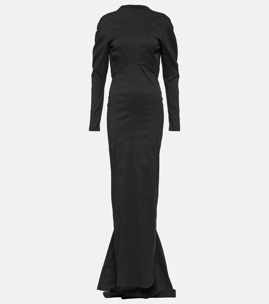 

Украшенное платье из тафты ALAÏA, черный