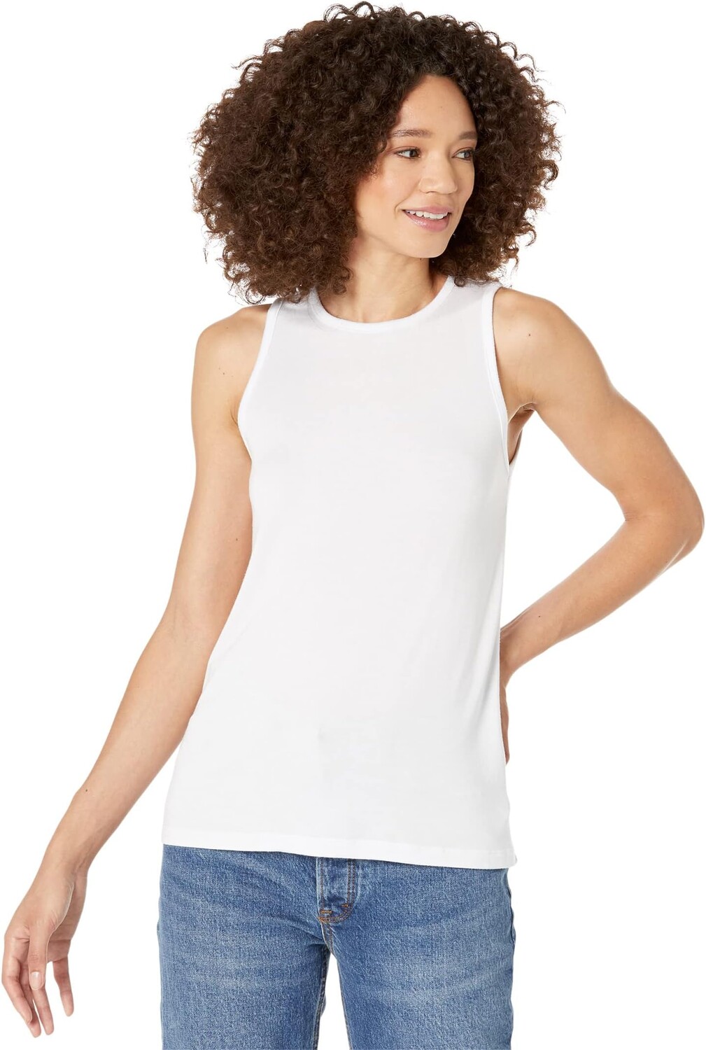 

Майка LAmade Jordi Tank in Micromodal Spandex, белый