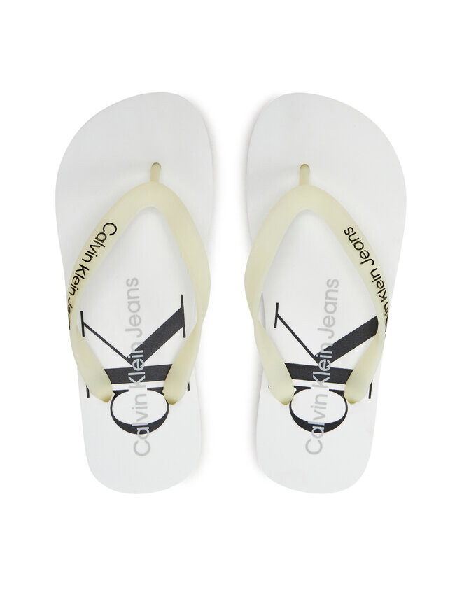 

Шлепанцы Calvin Klein Jeans Beach Sandal Monologo Tpu YW0YW01246, белый