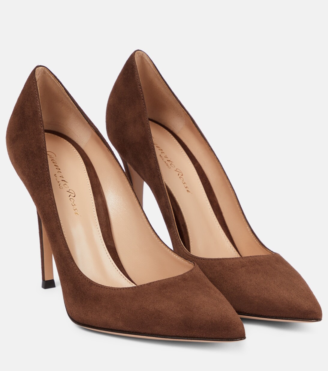 

Замшевые туфли Gianvito 105 Gianvito Rossi, коричневый