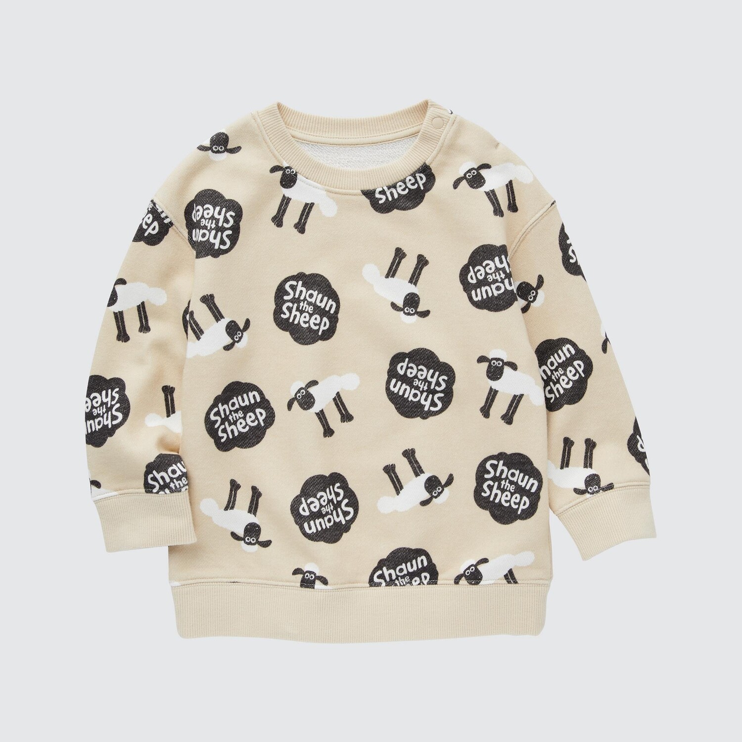 

Толстовка с рисунком Toddler Clay Animation UT (Овечка Шон) Uniqlo, бежевый