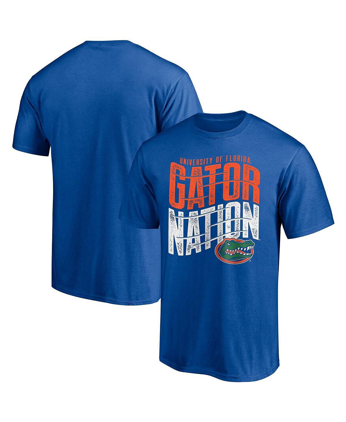 

Мужская футболка с логотипом Royal Florida Gators Hometown Fanatics
