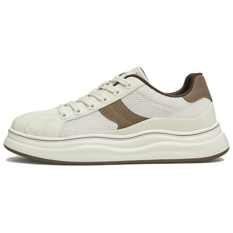 

Кеды мужские, обувь для скейтбординга низкая Basto, цвет Off White/Brown