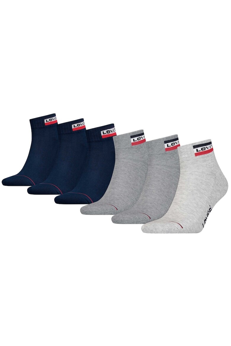 Короткие носки , 6 пар Levi'S, серый