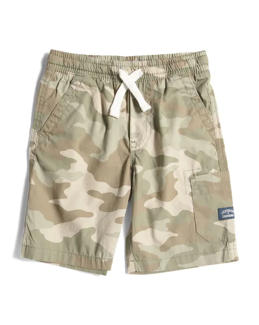 

Камуфляжные шорты-карго Little Boy Lucky Brand, зеленый