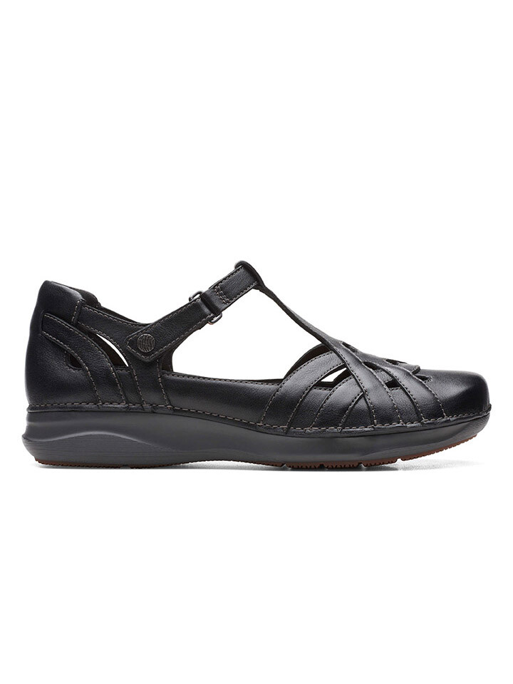 

Туфли Clarks Leder Halbsandalen, черный