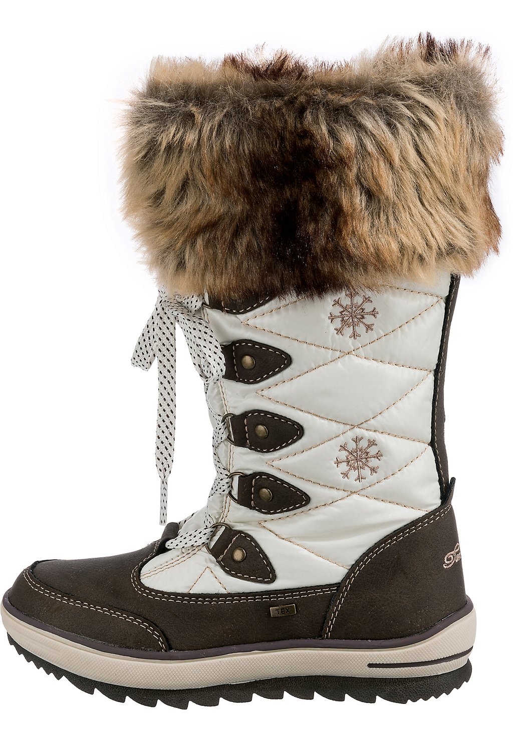 Снегоступы/зимние ботинки TOM TAILOR, цвет braun/weiß