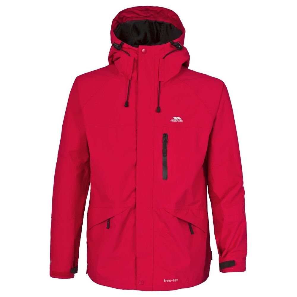 

Куртка Trespass Corvo Waterproof Hoodie, красный