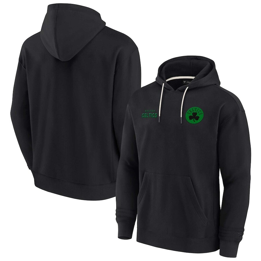 

Пуловер с капюшоном Fanatics Signature Boston Celtics, черный