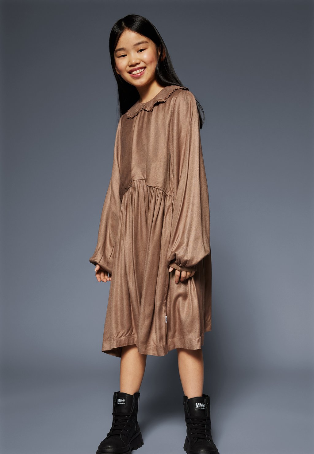 Платье-рубашка Coline Dress Molo, цвет moth grey цена и фото