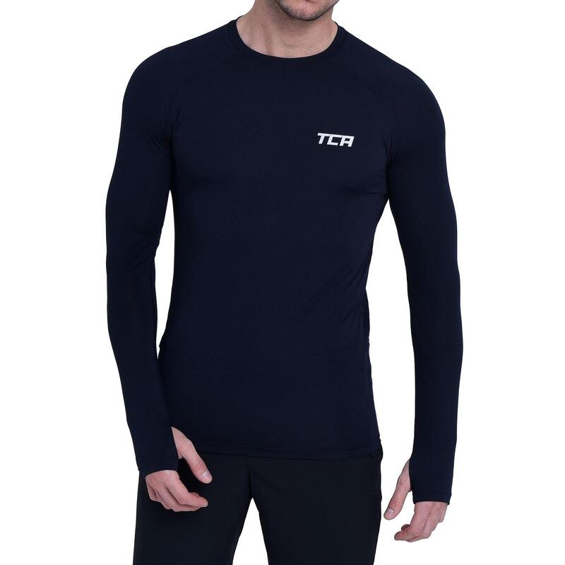 Мужская беговая рубашка Stamina с короткими рукавами Tca, цвет blau