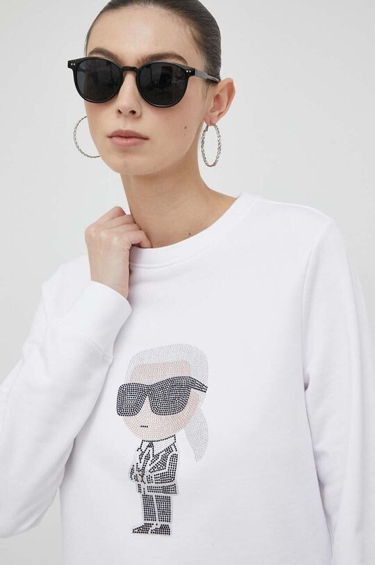 

Хлопковая толстовка Karl Lagerfeld, белый