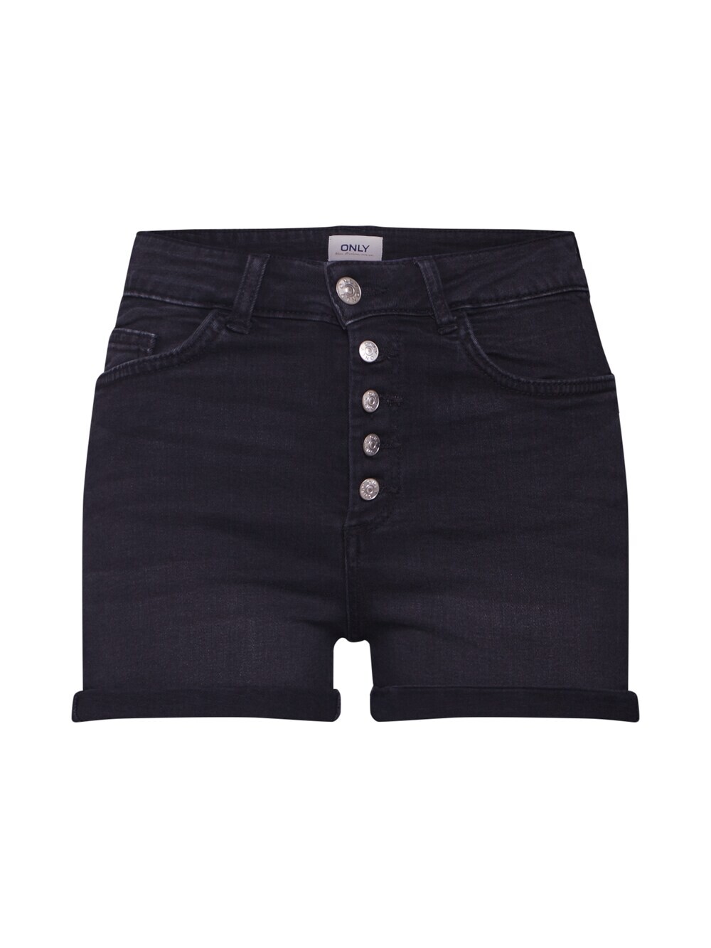 

Обычные джинсы ONLY ONLHUSH HW BUTTON SHORTS BOX, черный