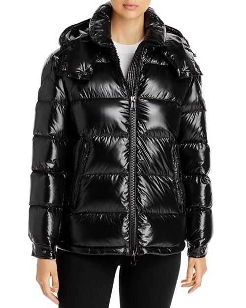 

Пуховик Maire с капюшоном Moncler, цвет Black