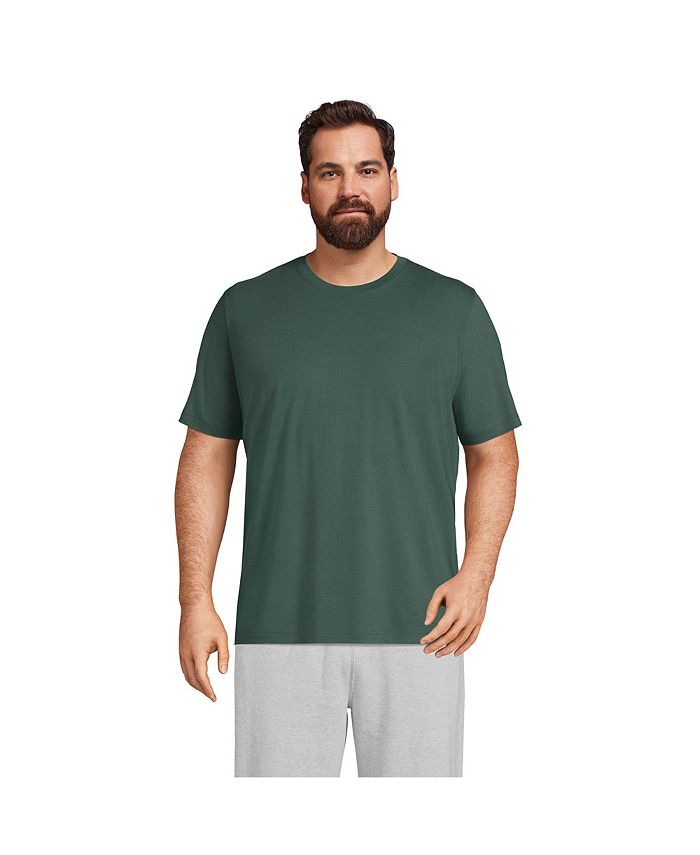 

Мужская футболка с коротким рукавом Super-T для высоких мужчин Lands' End, зеленый