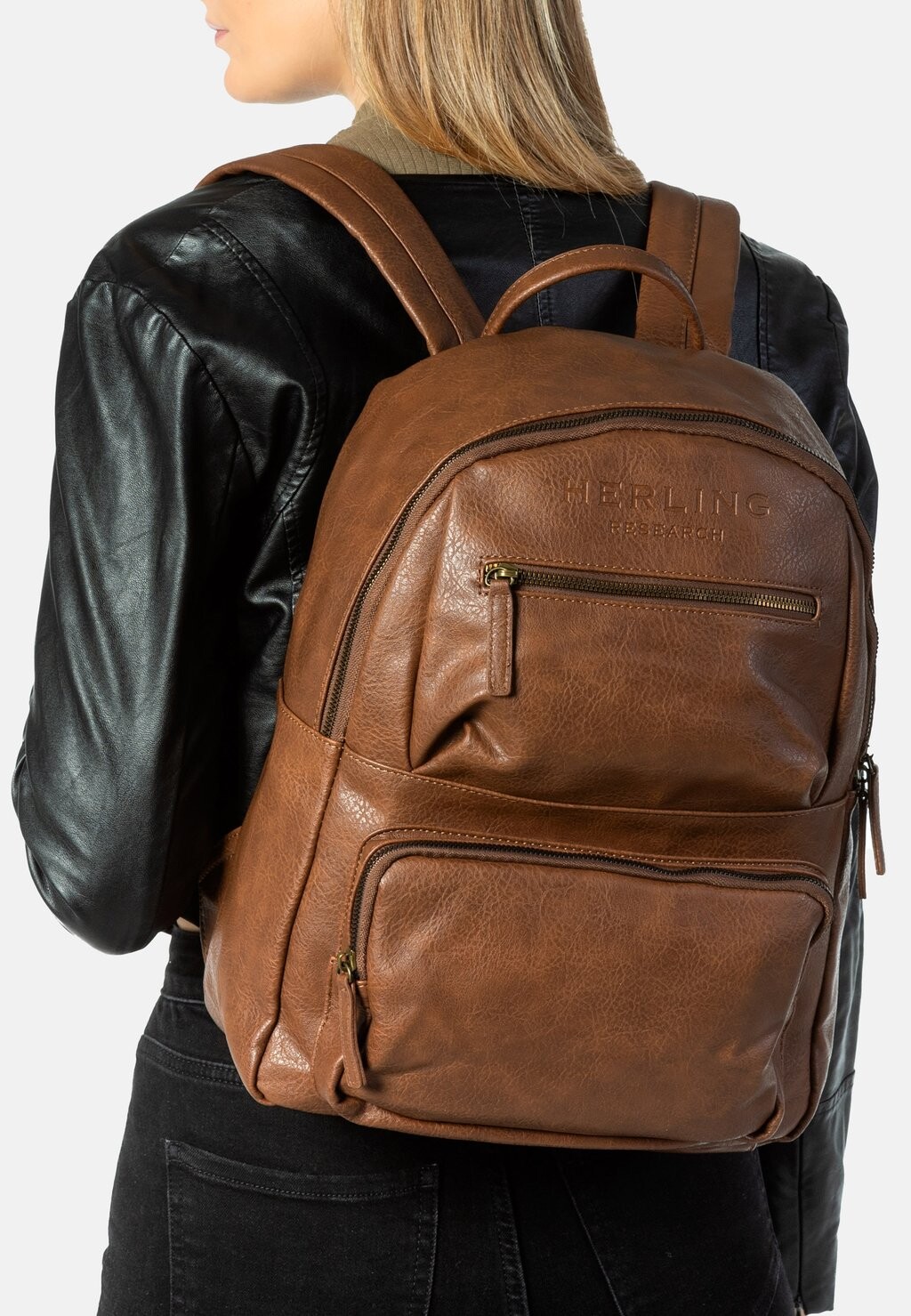 

Рюкзак Cleves Herling, цвет coffee brown