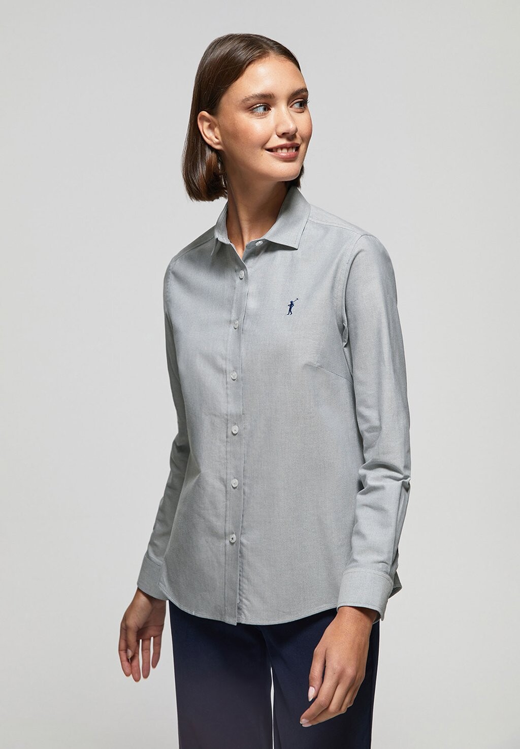 

Рубашка Regular Fit Rigby Go W Polo Club, цвет denim blue