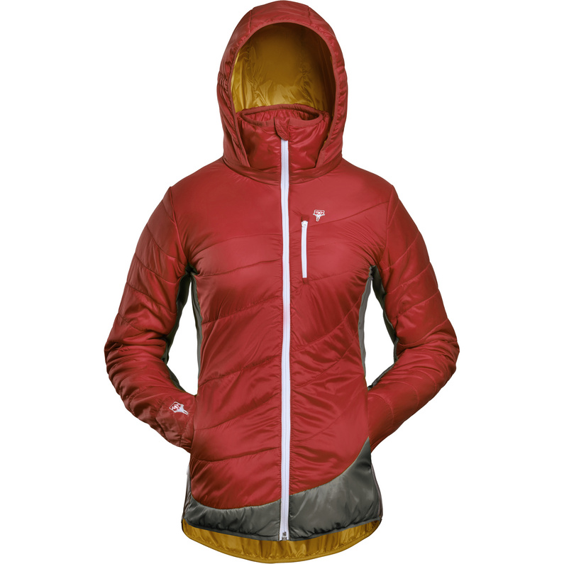 Освежающая женская куртка из шелковой шерсти Grüezi Bag, красный