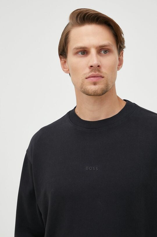 

BOSS BOSS CASUAL толстовка из хлопка Boss Orange, черный