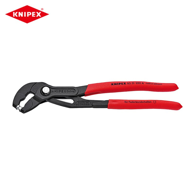 Зажим KNIPEX, клещи для зажима масляных труб, автомобильный зажим для водопроводных труб, зажим, плоскогубцы 85 51 250 A по индивидуальному заказу (срок поставки 4-8 недель)