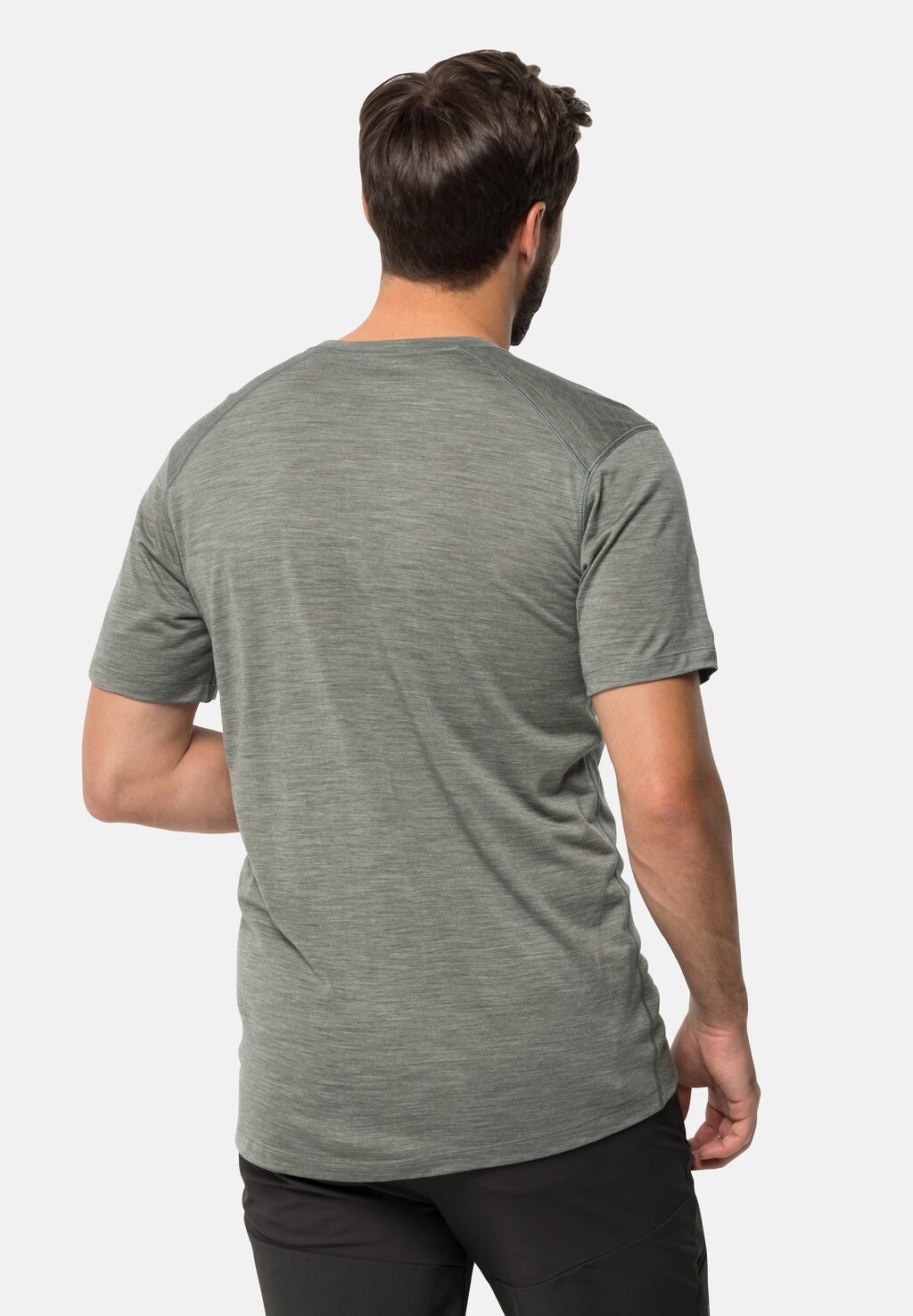 

Принт на футболке KAMMWEG GRAPHIC S/S M Jack Wolfskin, серый