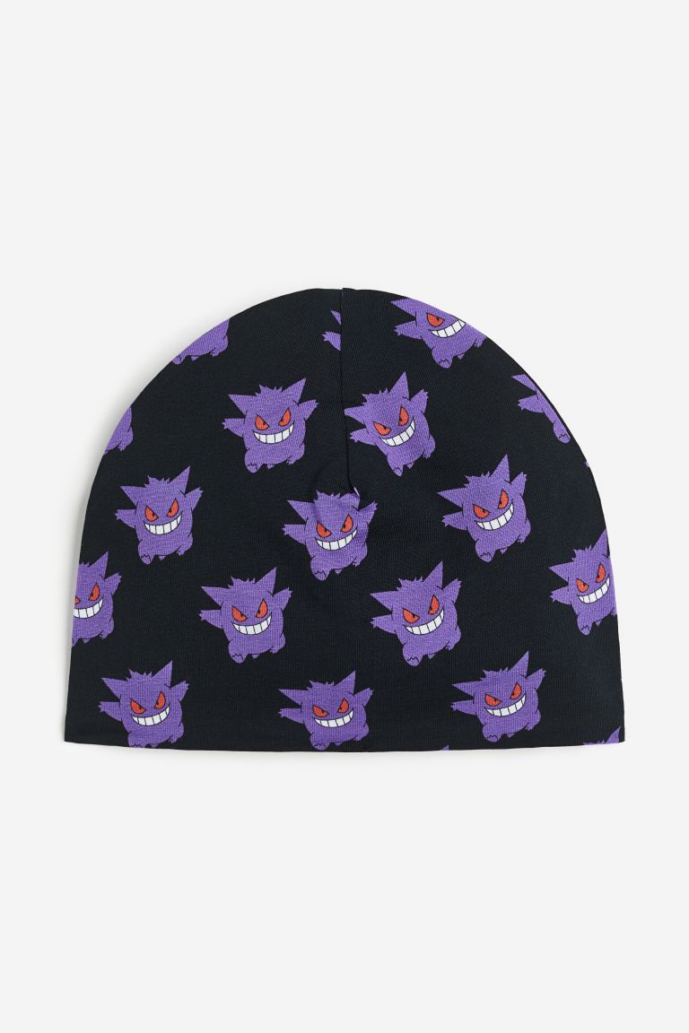 Шапка H&M x Pokémon Printed Jersey, черный шапка m