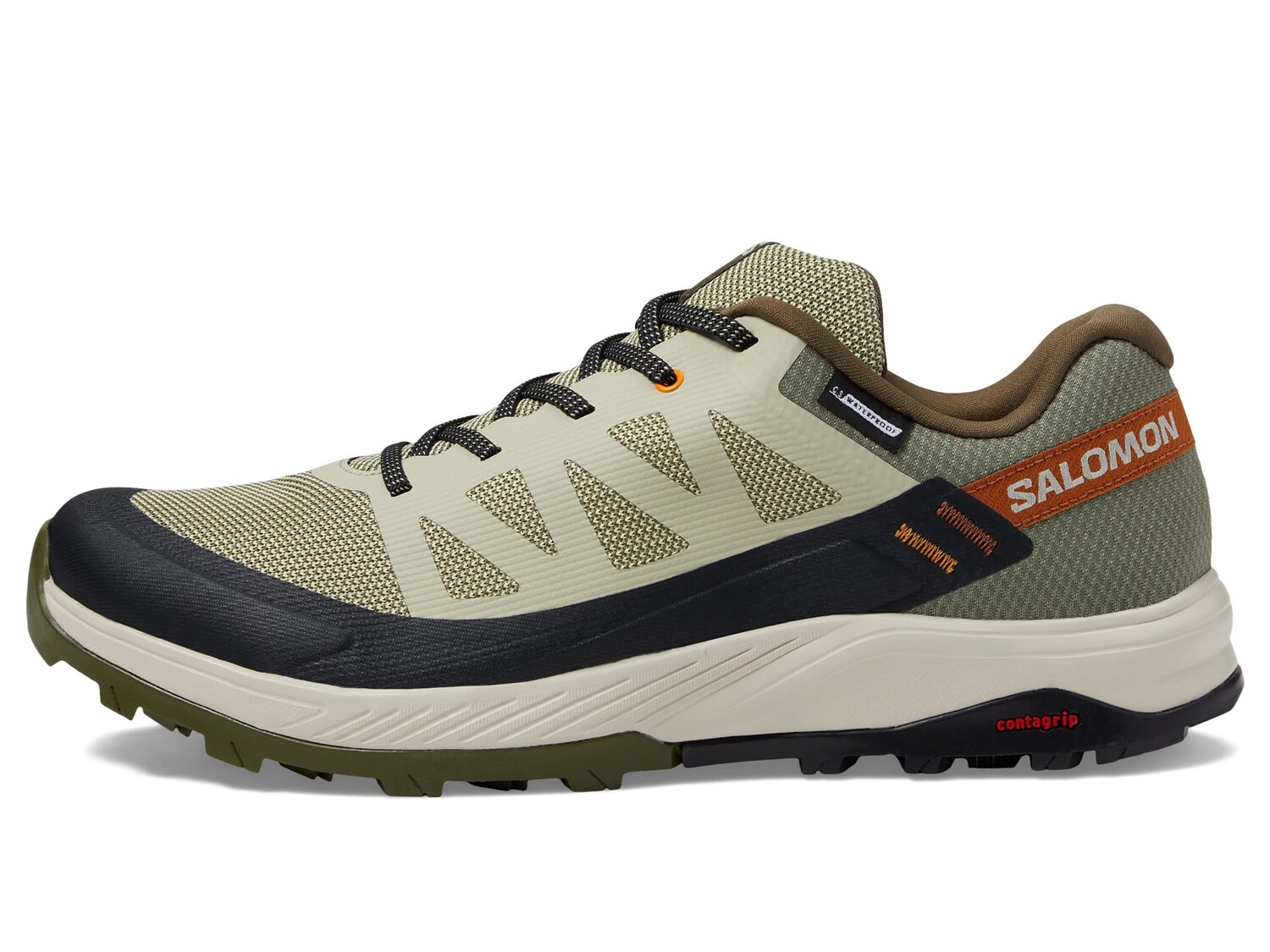 

Треккинговые кроссовки Salomon Outrise Climasalomon Waterproof, зеленый