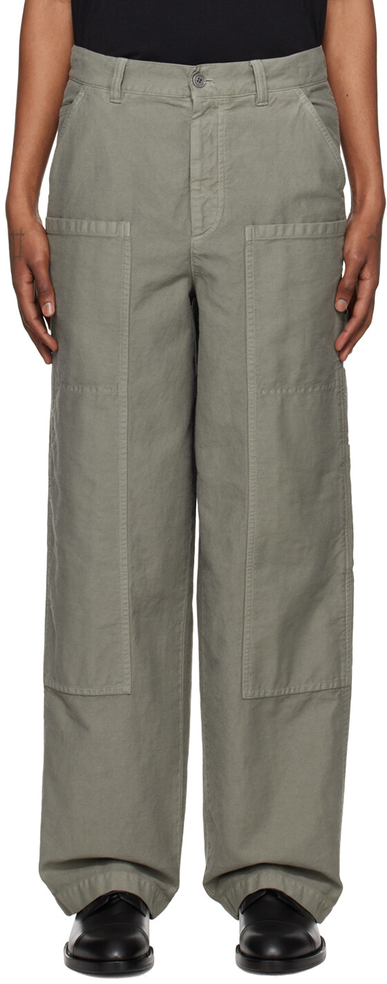 

Серые брюки карго с петлями Hammer Dries Van Noten
