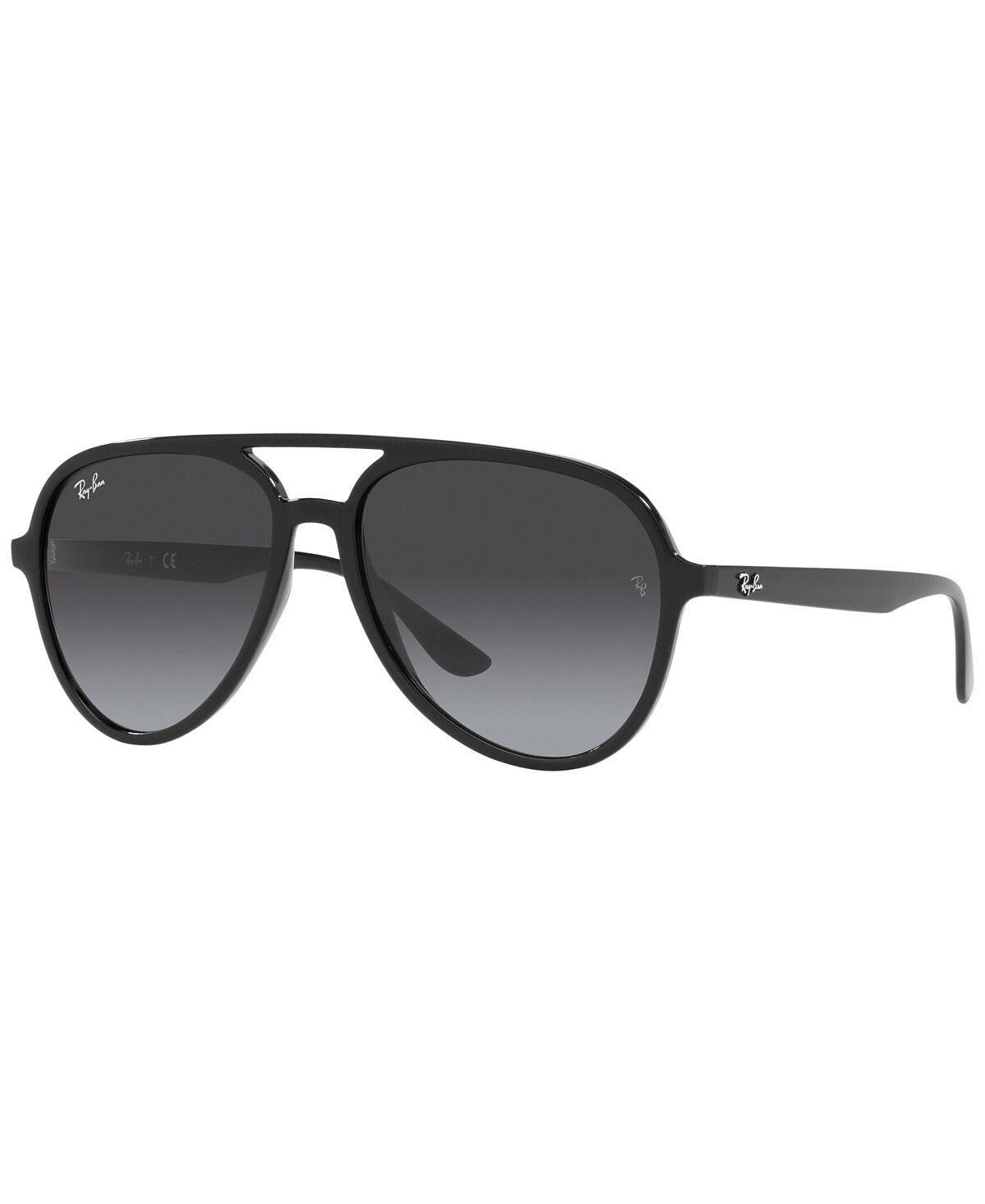 

Солнцезащитные очки унисекс с низкой перемычкой, RB4376F 57 Ray-Ban, черный