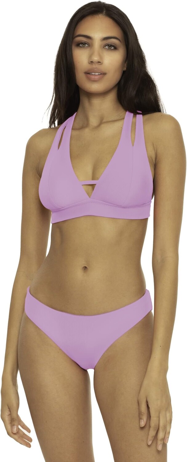 

Плавки BECCA Fine Line Rib Adela Hipster Bottoms, цвет Orchid