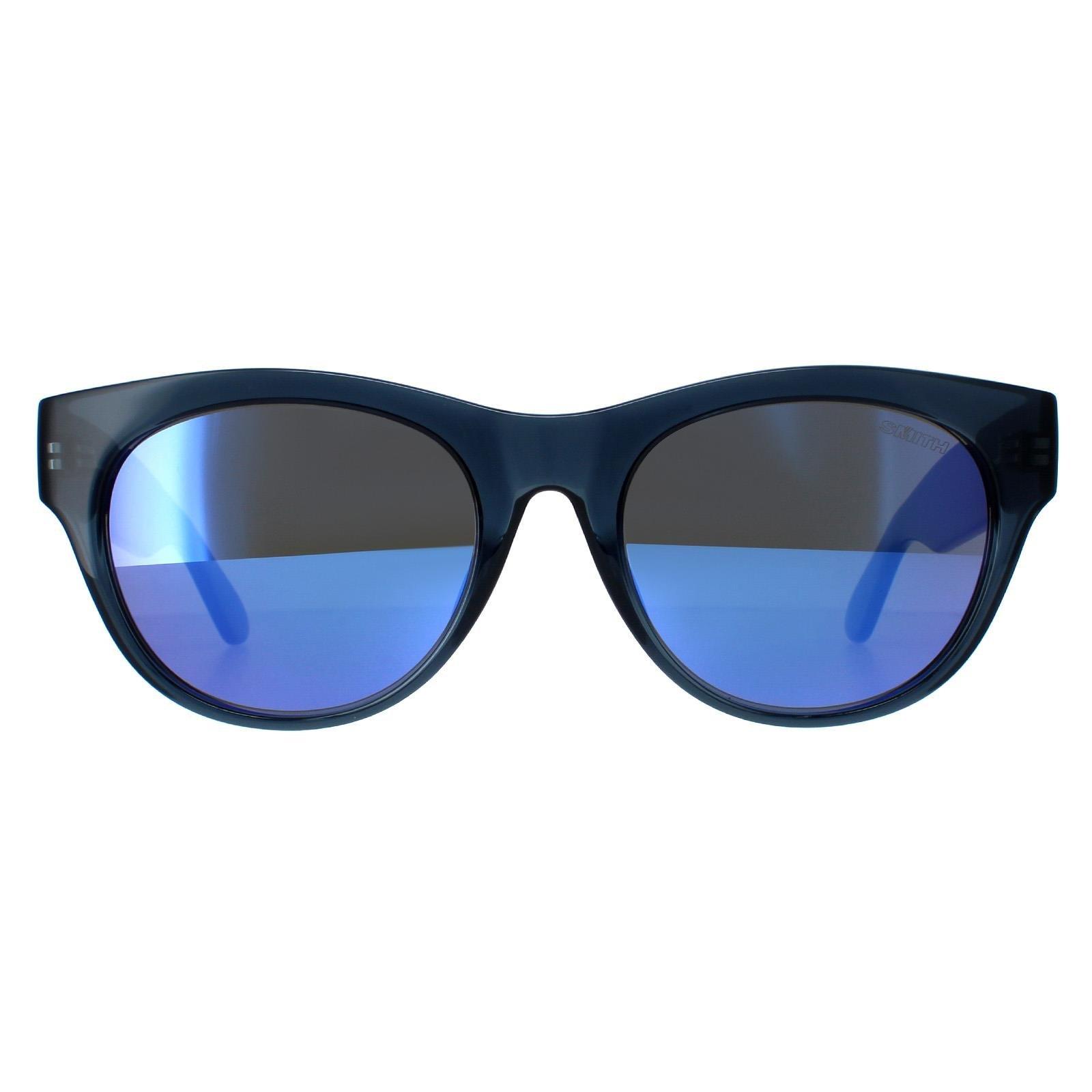 Круглый Унисекс Синий Кристалл Chromapop Фиолетовый Зеркало Изысканный Smith, синий солнцезащитные очки круглые оправа пластик