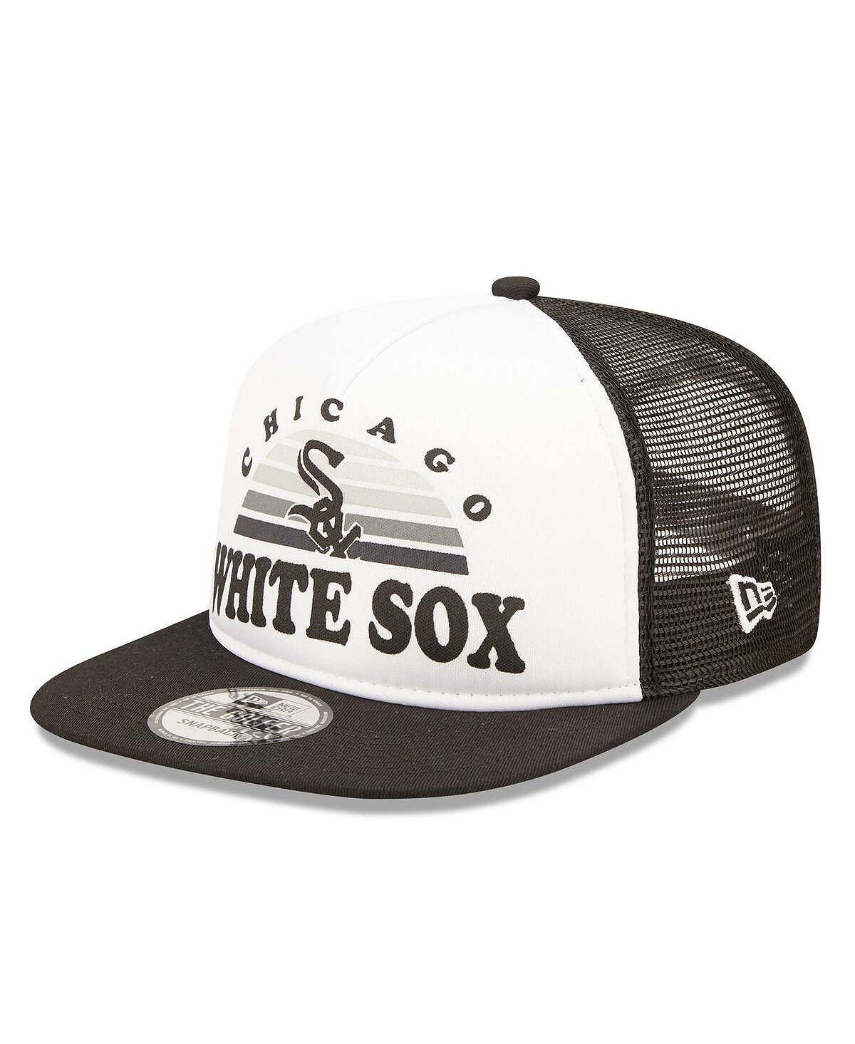 Мужская белая, черная кепка Chicago White Sox Gradient Golfer 9FIFTY Snapback New Era