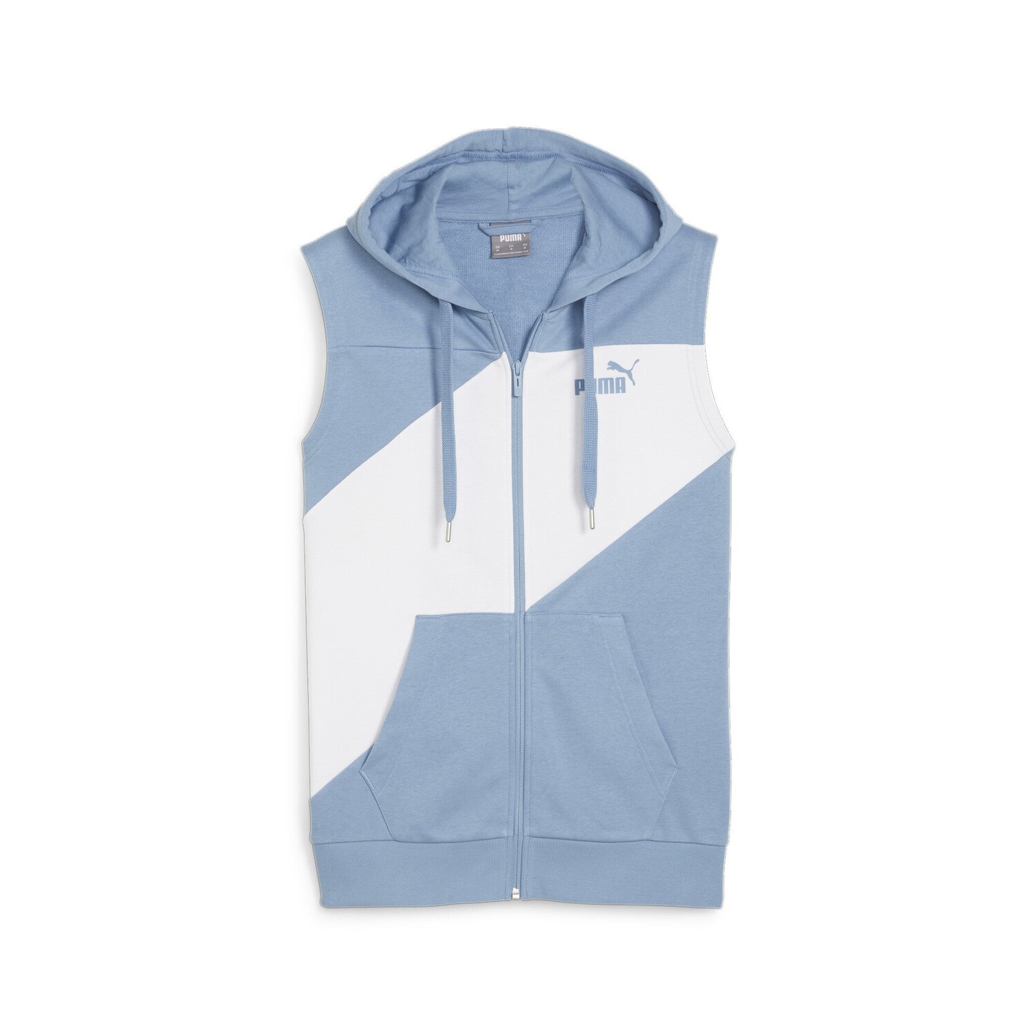 

Мужская толстовка без рукавов PUMA POWER, цвет Zen Blue