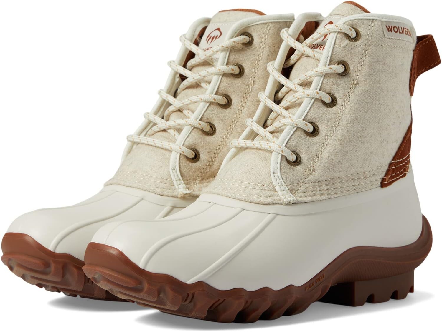 

Зимние ботинки Torrent Wool Wolverine Heritage, цвет Ivory Wool