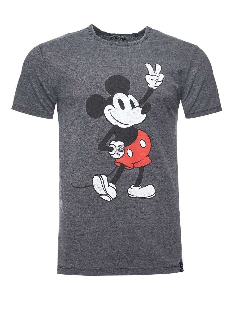 

Футболка Recovered Disney Mickey Peace Pose, темно-серый
