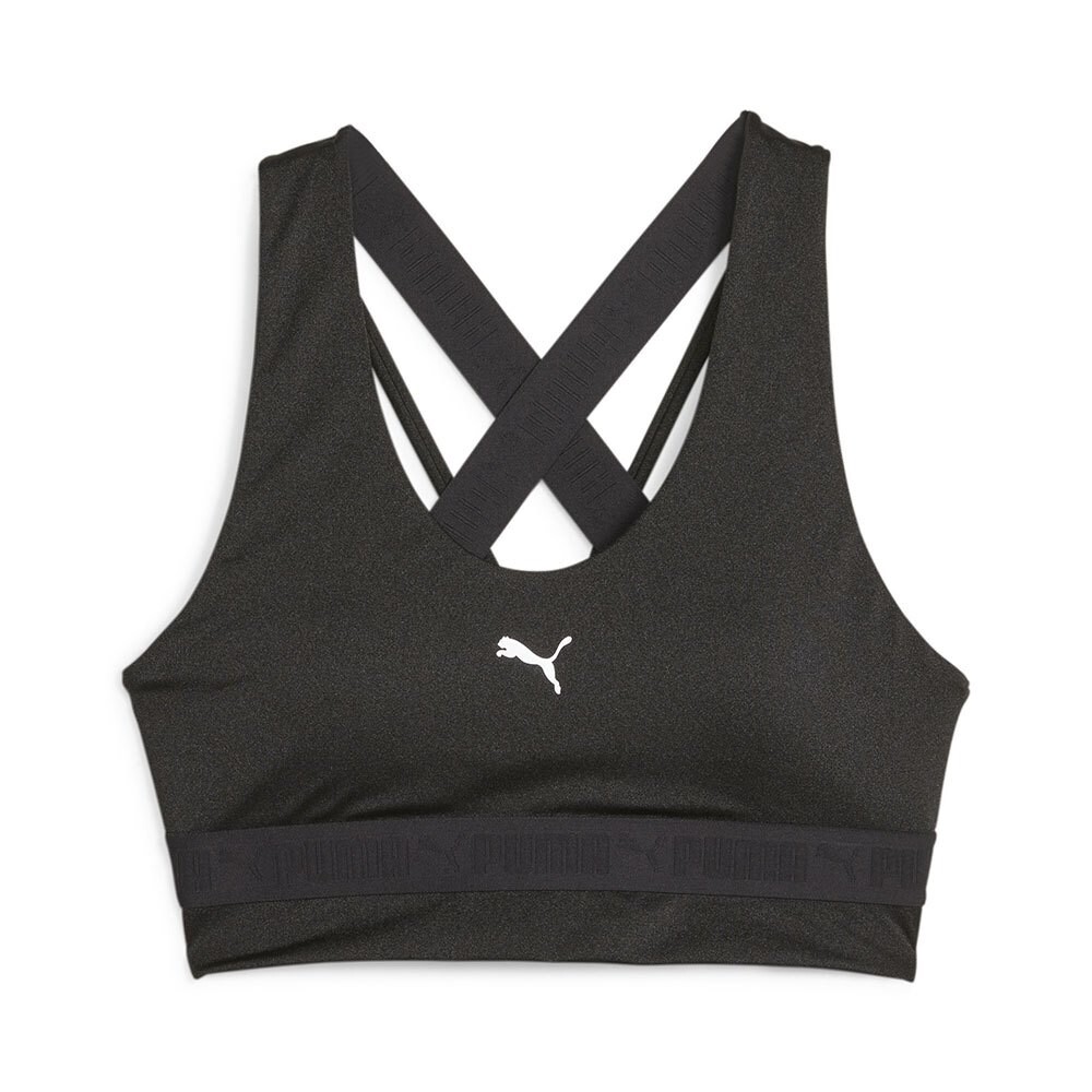 

Спортивный бюстгальтер Puma Mid Impact Strong Shine, черный