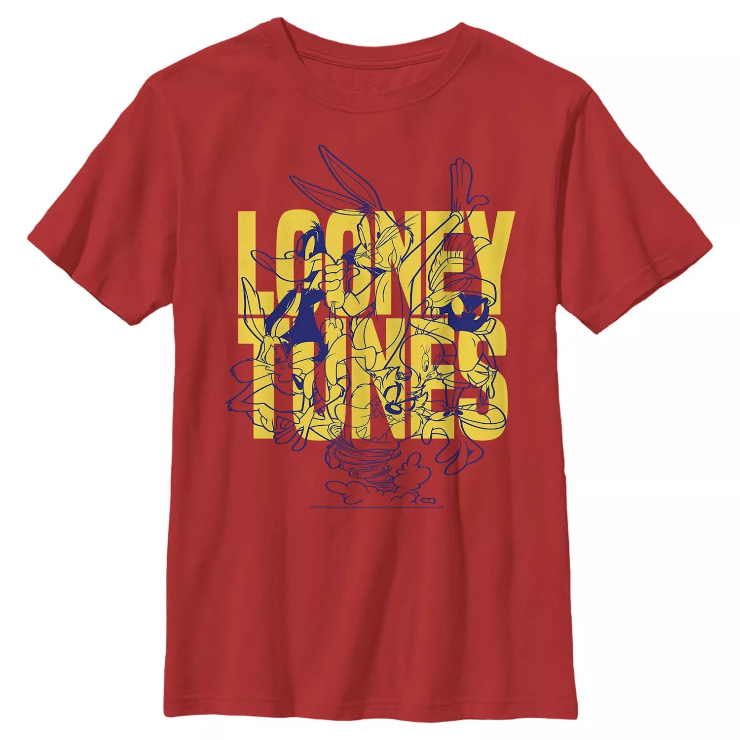 Футболка с рисунком Looney Tunes Pop Tunes для мальчиков 8–20 лет Licensed Character футболка с рисунком looney tunes vacations для мальчиков 8–20 лет licensed character